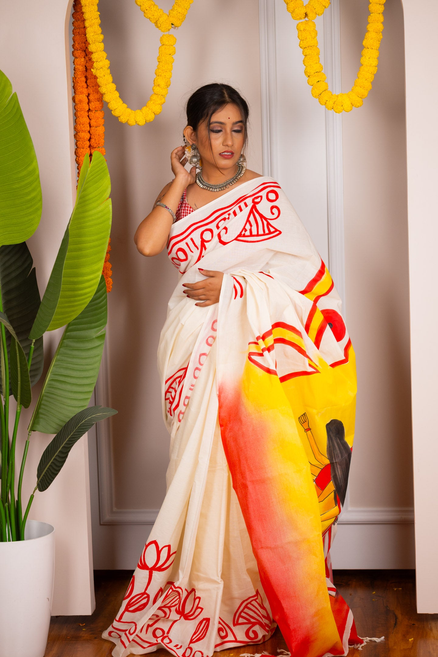 Shubhra Rekha Saree