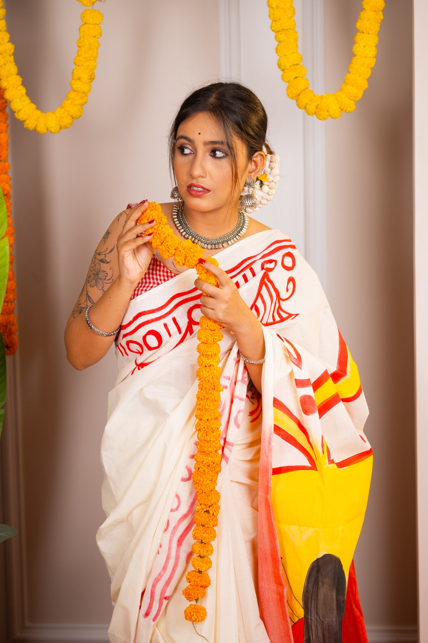 Shubhra Rekha Saree