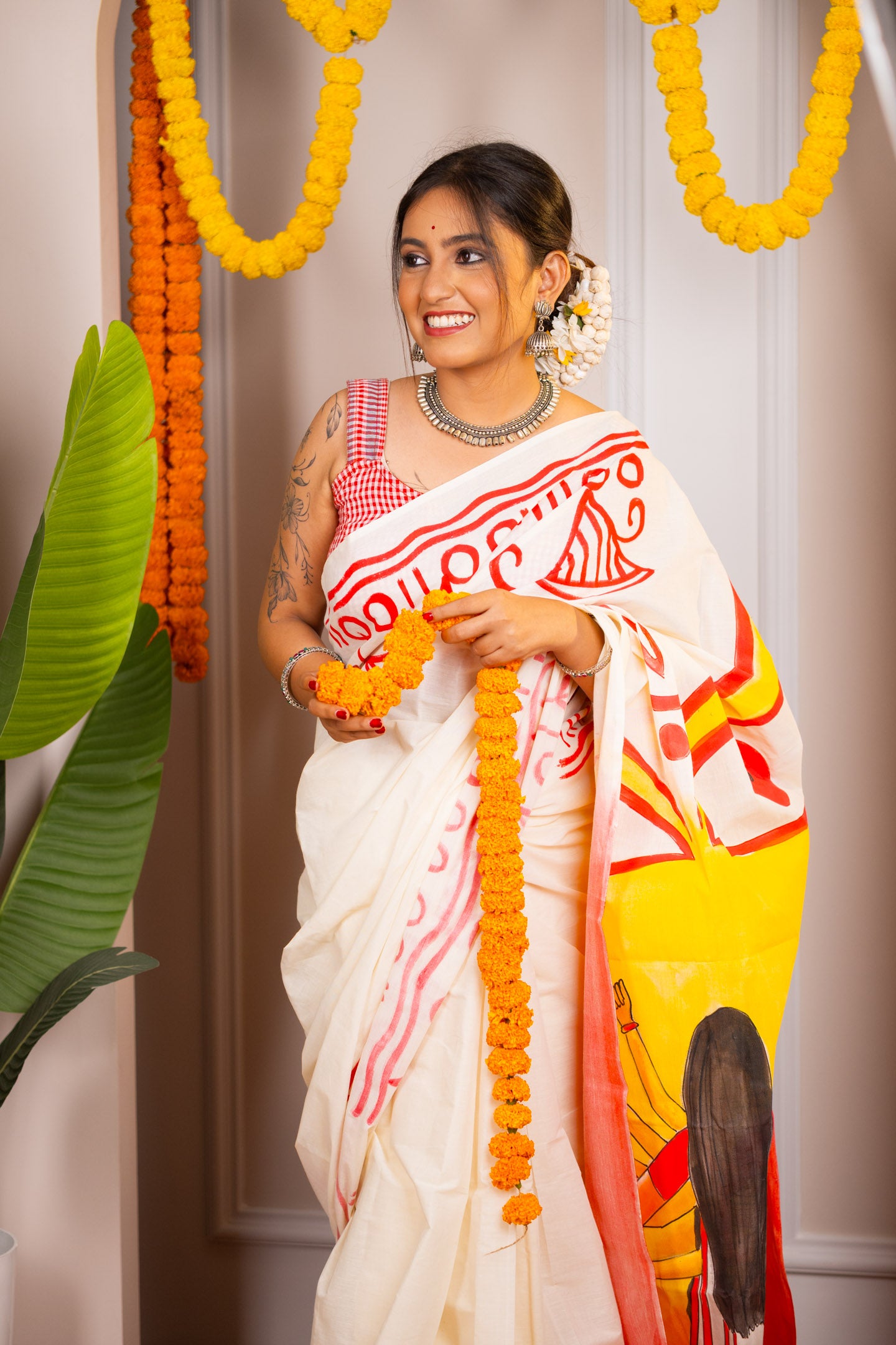 Shubhra Rekha Saree