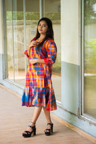 Baandhon Gamcha Dress - Uttariya