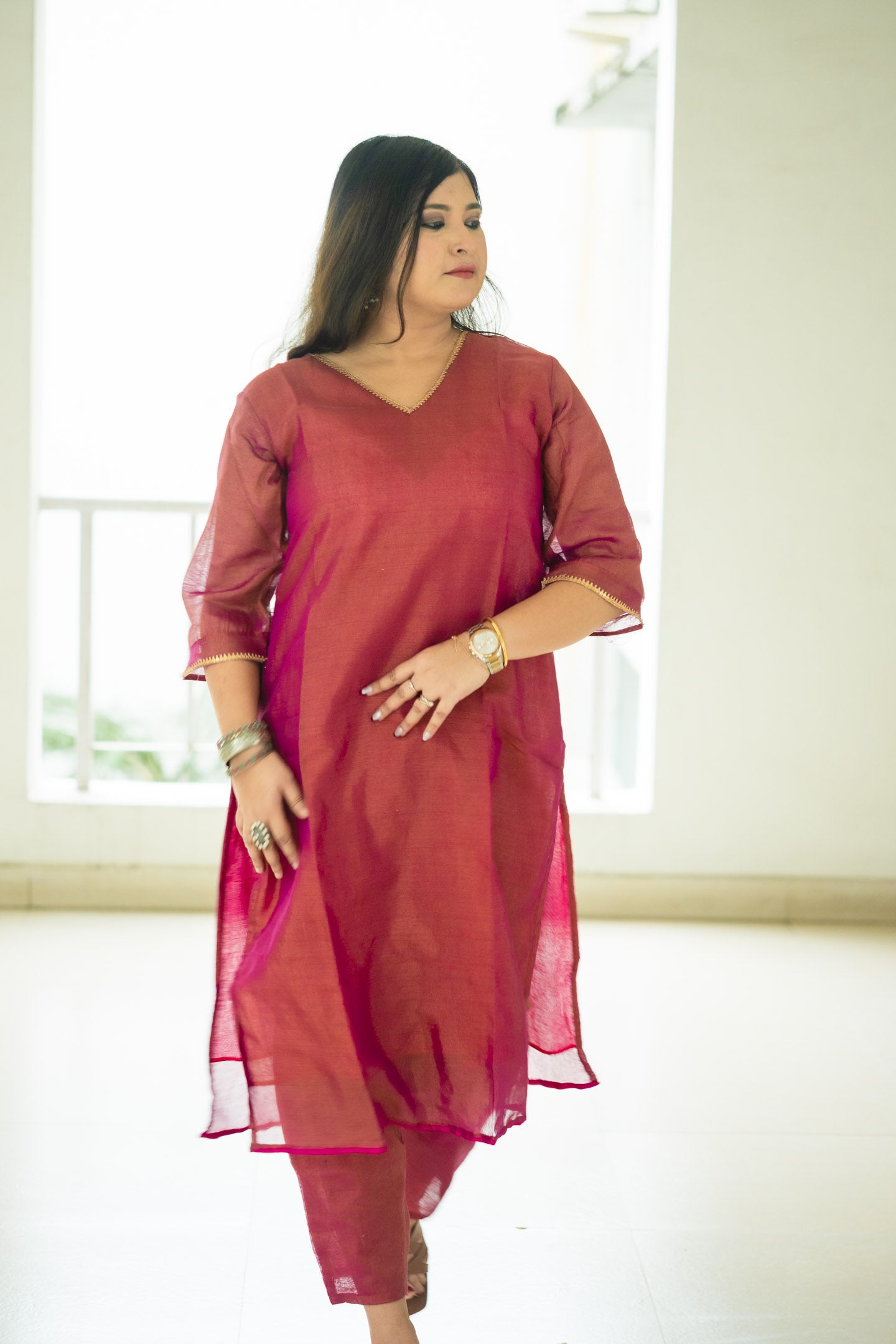 Silken Grace Ensemble Kurta Set