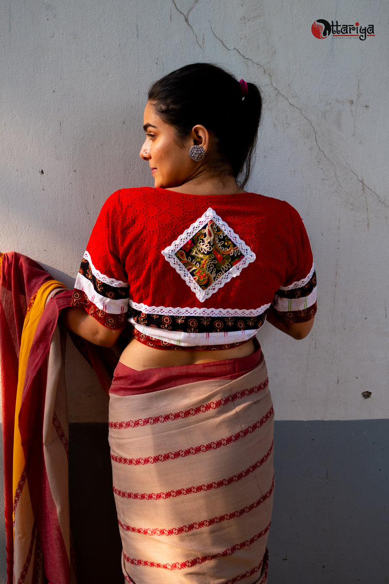 Red Kashmi Blouse