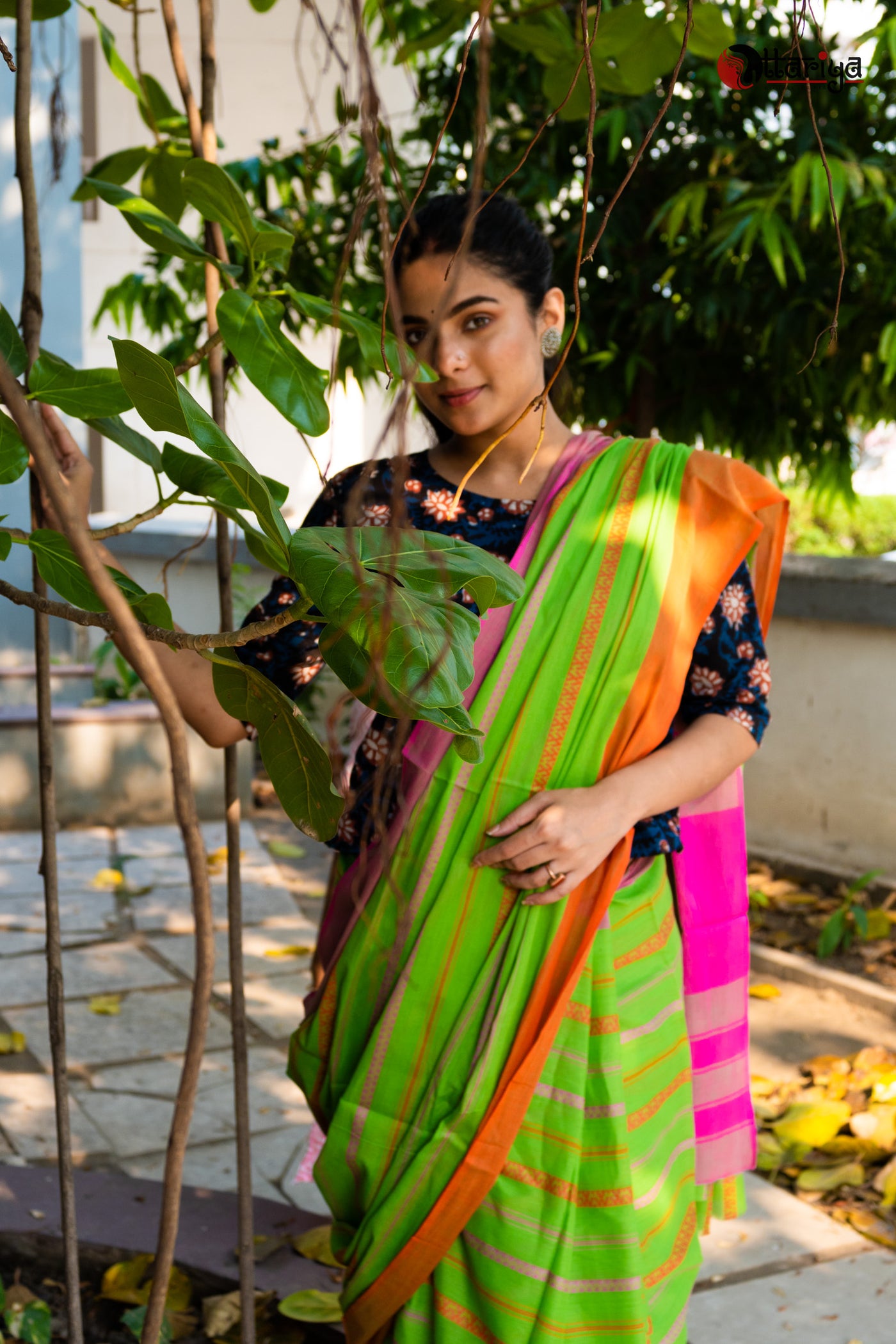 Peace of eye Saree - Uttariya