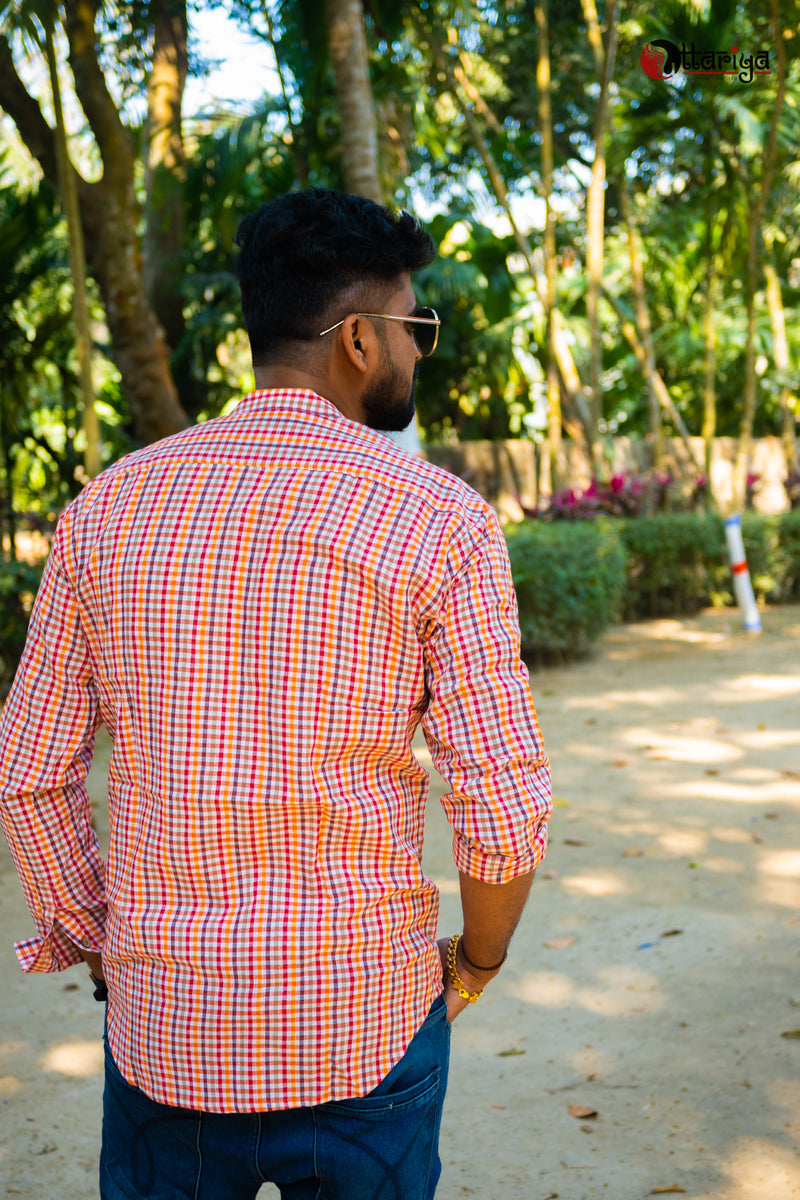 Handloom Cotton Check Shirt