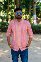 Handloom Cotton Check Shirt - Uttariya