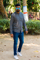 Black Handloom Cotton Shirt - Uttariya