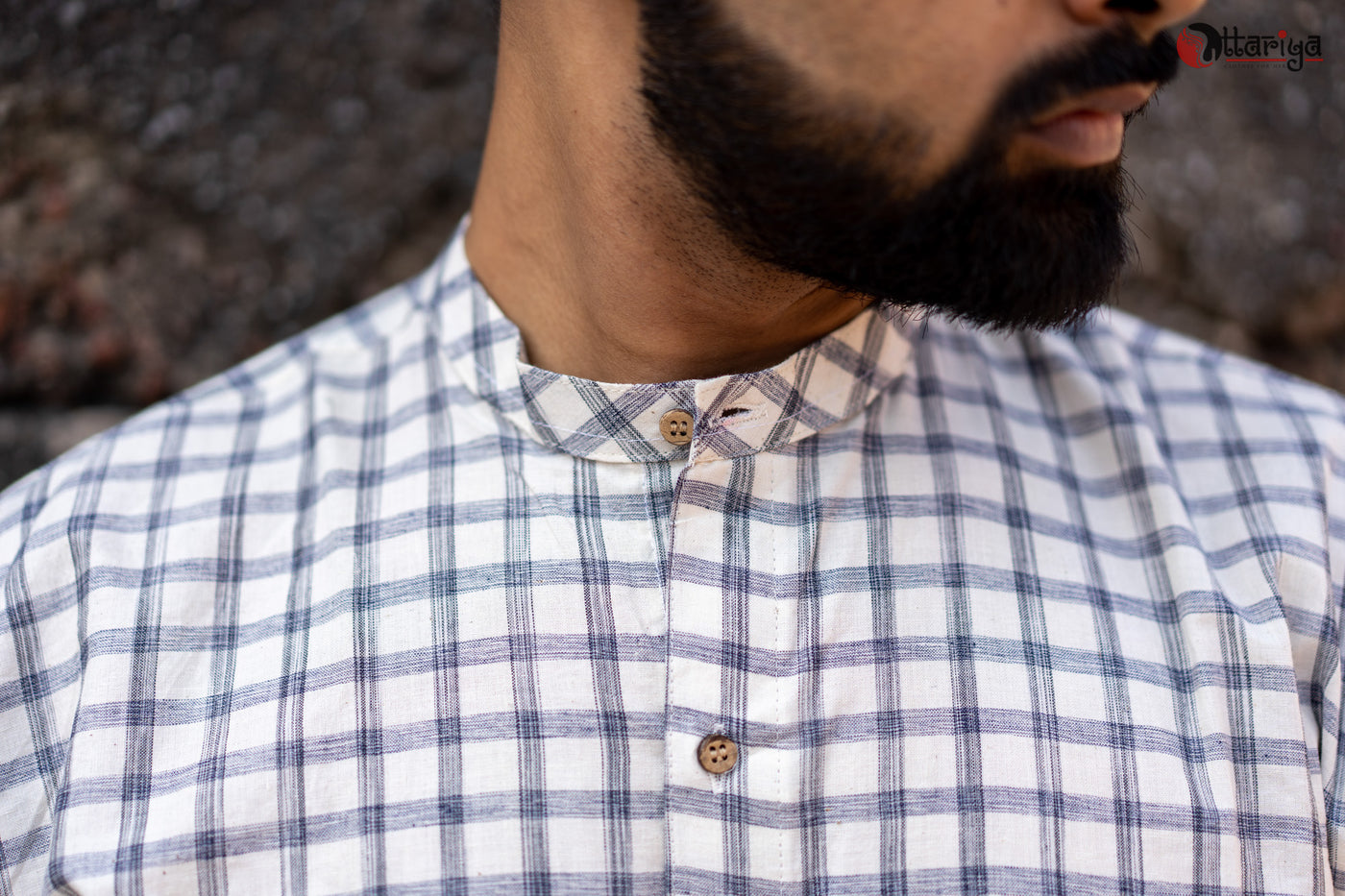 Pure Maslin Khadi handloom Shirt - Uttariya
