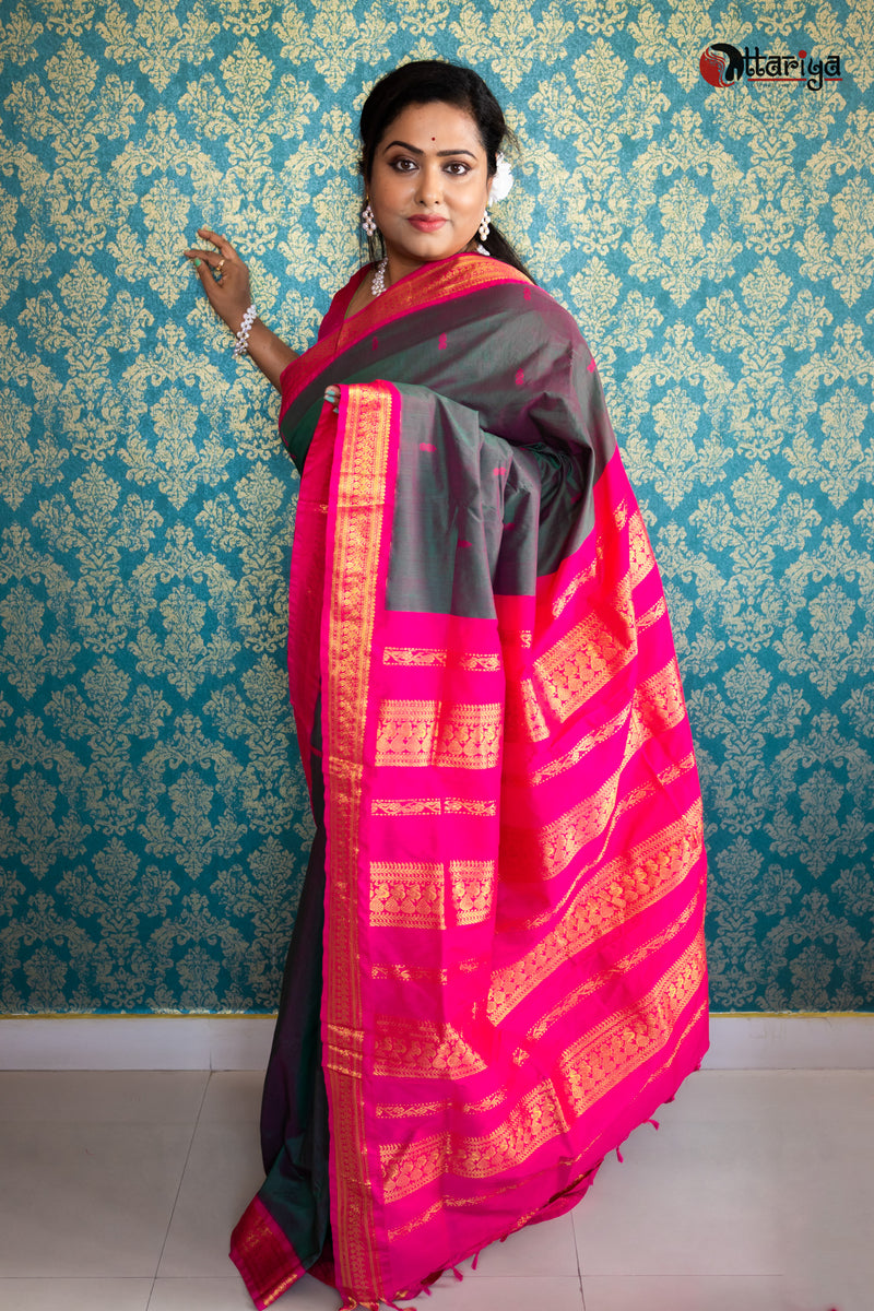 Mayurkonthi kanchipuram Saree