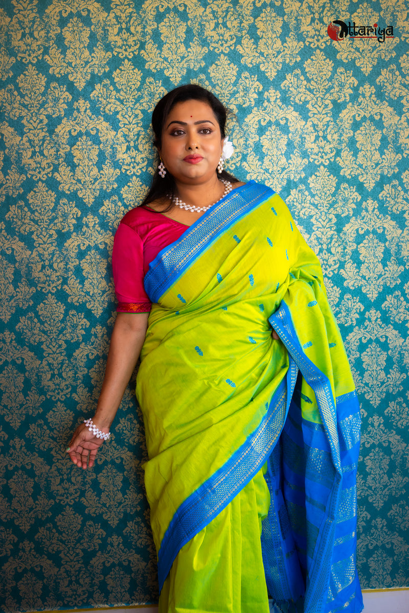 Parrot Kanchi Saree