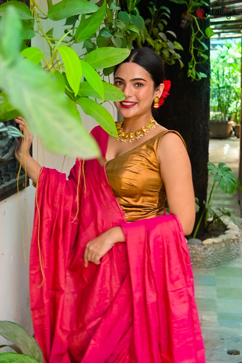 Rani Mulberry Saree