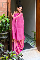 Piyaji Makhmal Saree - Uttariya