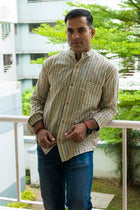Pure cotton handloom check shirt - Uttariya