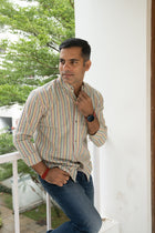 Pure cotton handloom check shirt - Uttariya