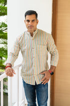 Pure cotton handloom check shirt - Uttariya