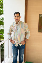 Pure cotton handloom check shirt - Uttariya