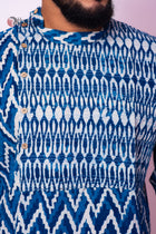Zig Indigo kurta - Uttariya