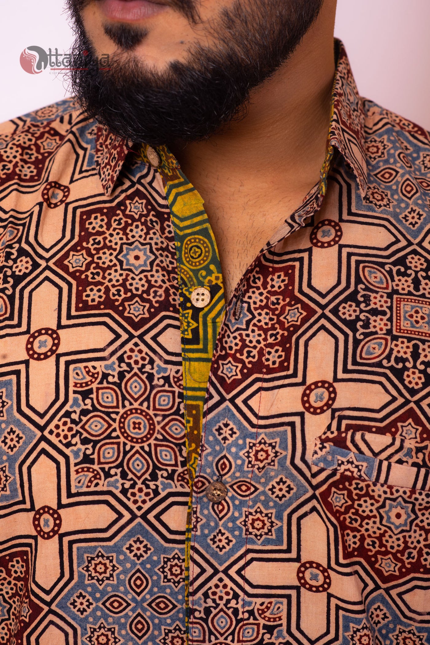 Wooden Kurta - Uttariya