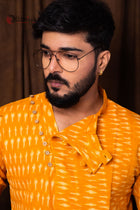 Organic Ikkat Kurta - Uttariya