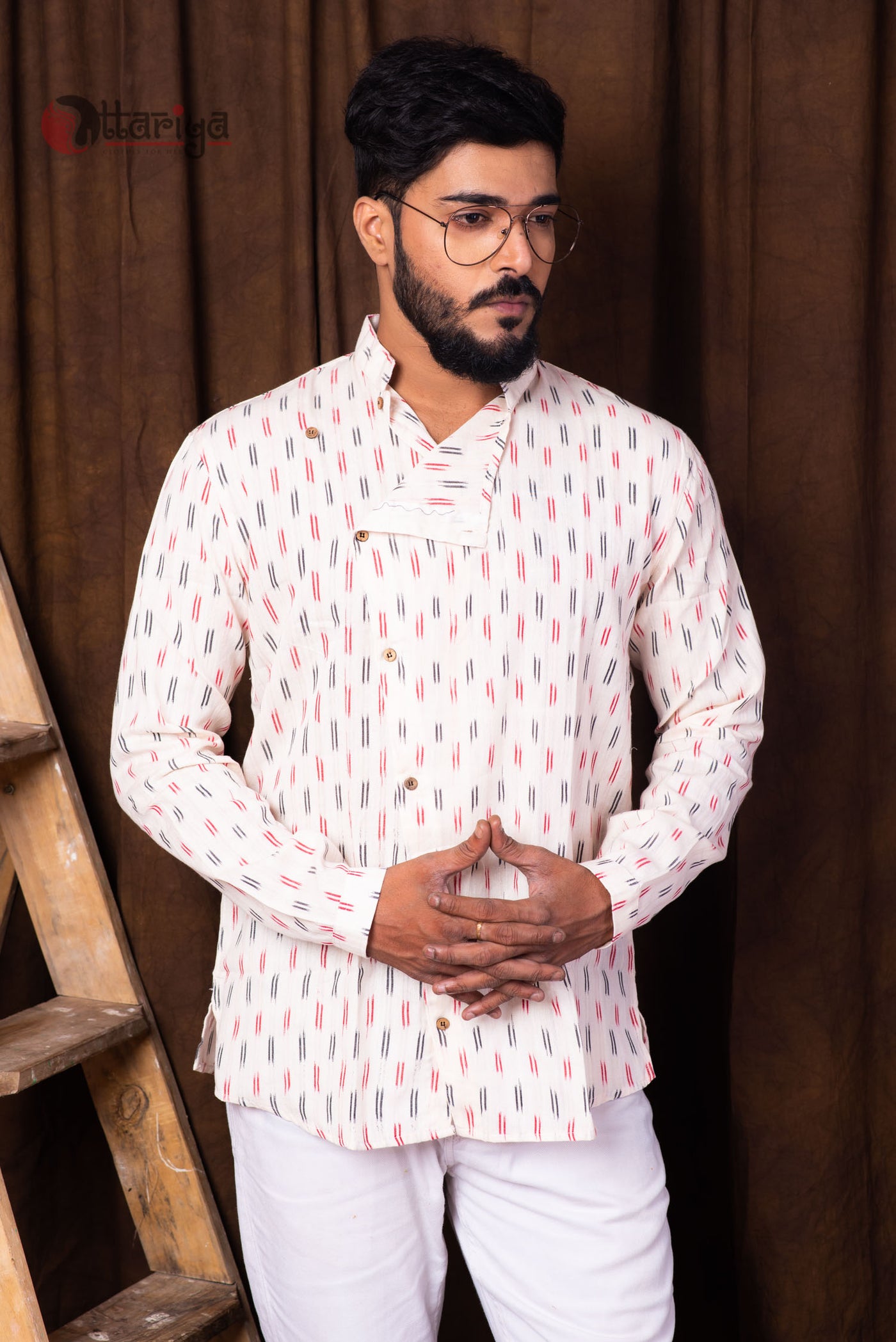 White shirt - Uttariya
