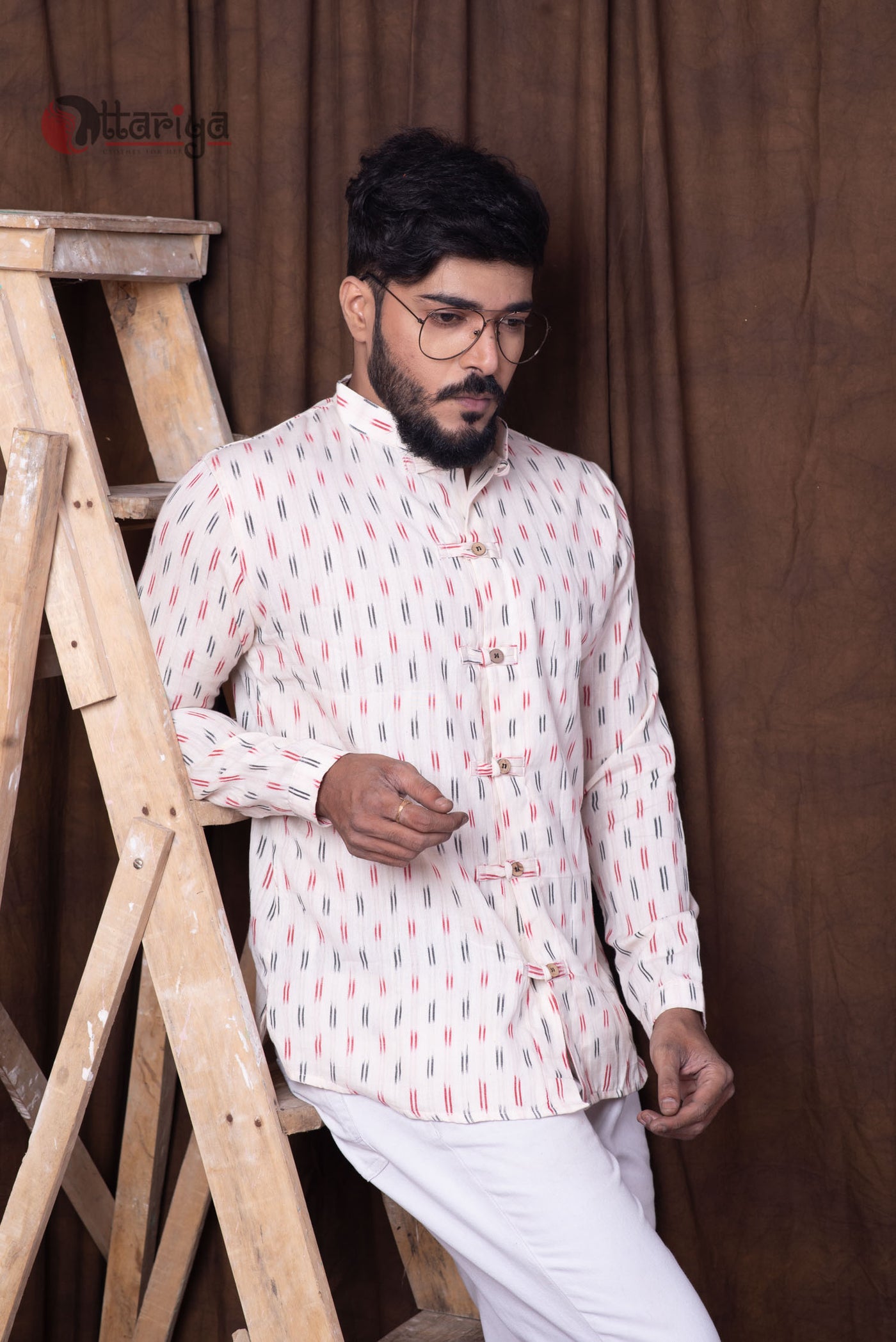 White shirt - Uttariya