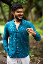Denim Blue Shirt - Uttariya