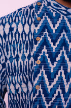 Handloom Cotton Indigo Shirt - Uttariya