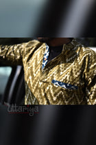 Handloom Green Shirts For Men - Uttariya