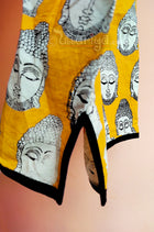 Buddha V-neck Yellow Blouse