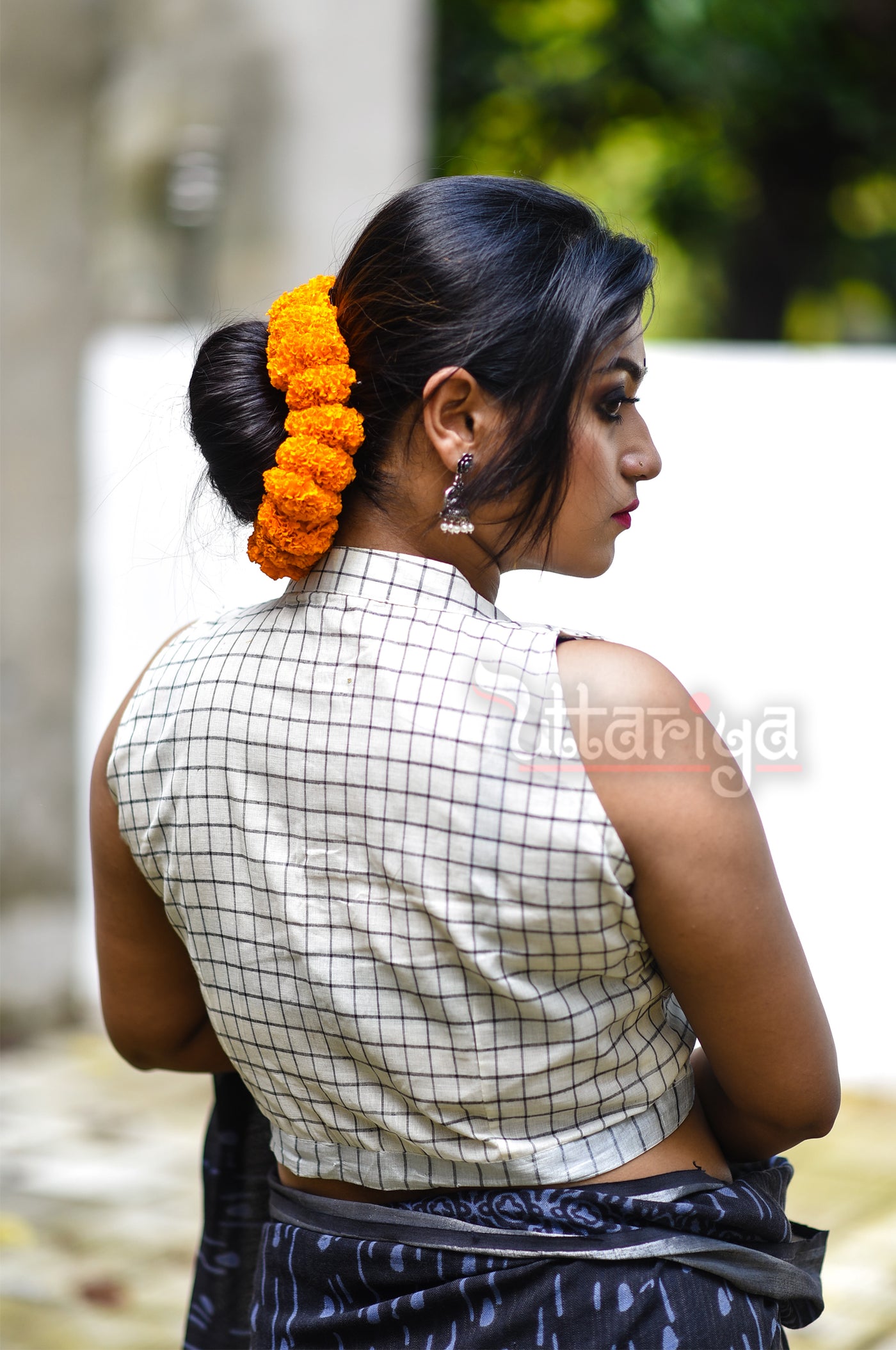 Couture Cotton Blouse - Uttariya