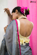 White Ruffle Blouse - Uttariya