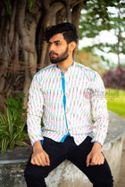 White Handloom Cotton Shirt - Uttariya