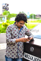 Handloom Cotton Shirt For Men - Uttariya