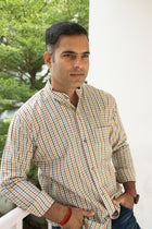 Pure cotton handloom check shirt - Uttariya