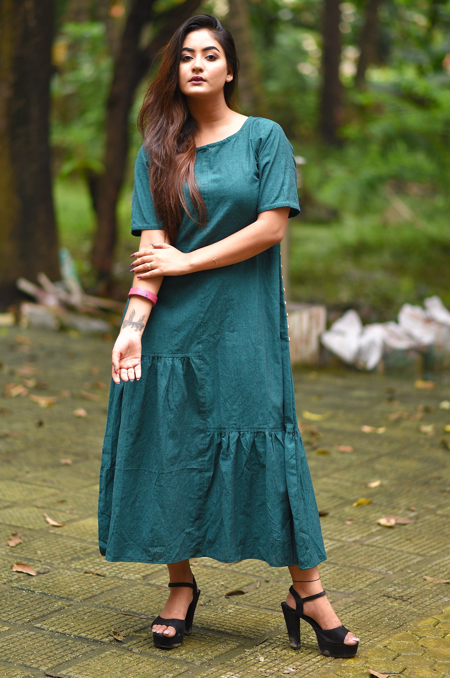 Tskori Dress - Uttariya