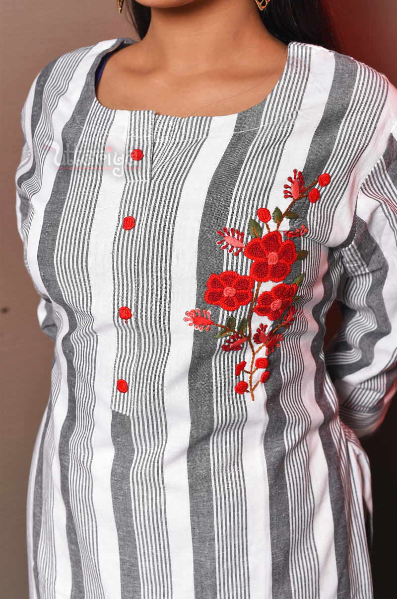 Handloom cotton Tunic - Uttariya