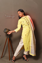 yellow designer suit - Uttariya